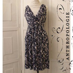 Anthropologie Career Surplice Dress By Fei